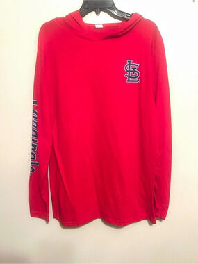 St. Louis Cardinals Men's Red Long Sleeve Jersey Size XL